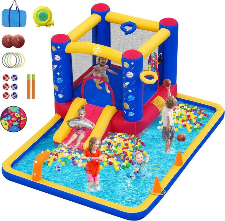 Equivera Kinderzwembad Met Glijbaan Kinderzwembad Speelzwembad Met Glijbaan Kinderzwembad Playcenter Kinder Zwembad Speelzwembad