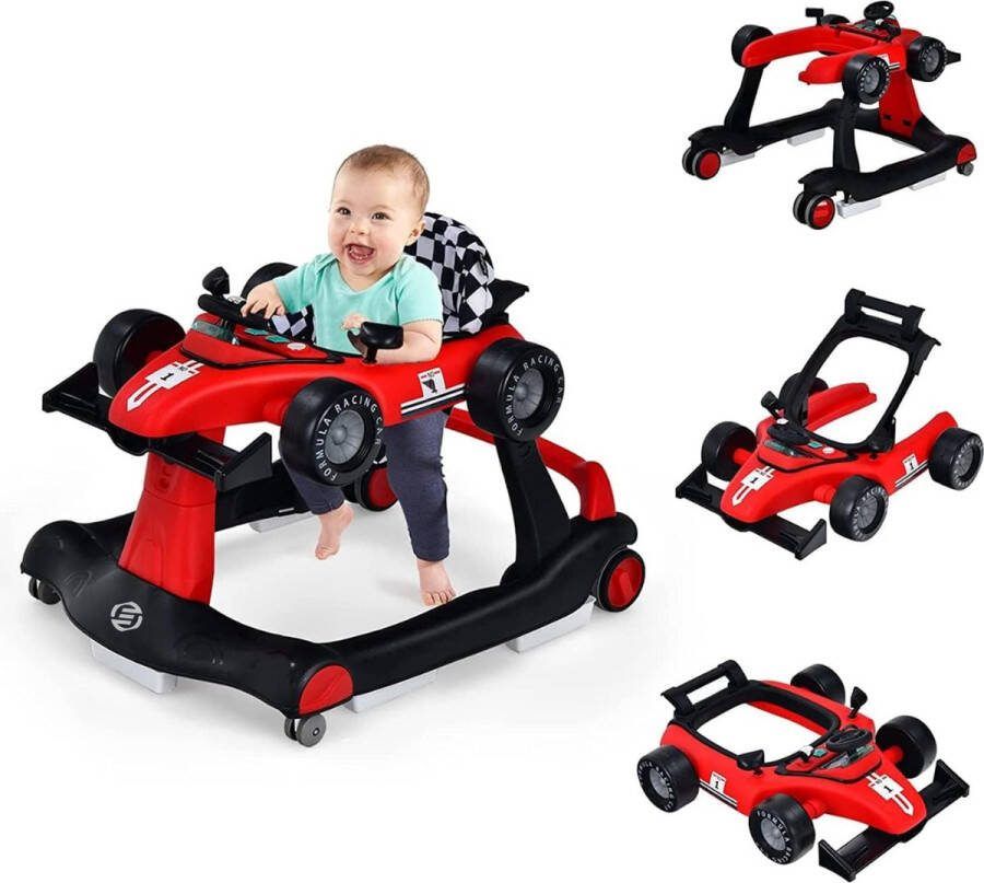 Equivera Loopfiets Looptrainer Babywalker Baby Loopwagen Premium