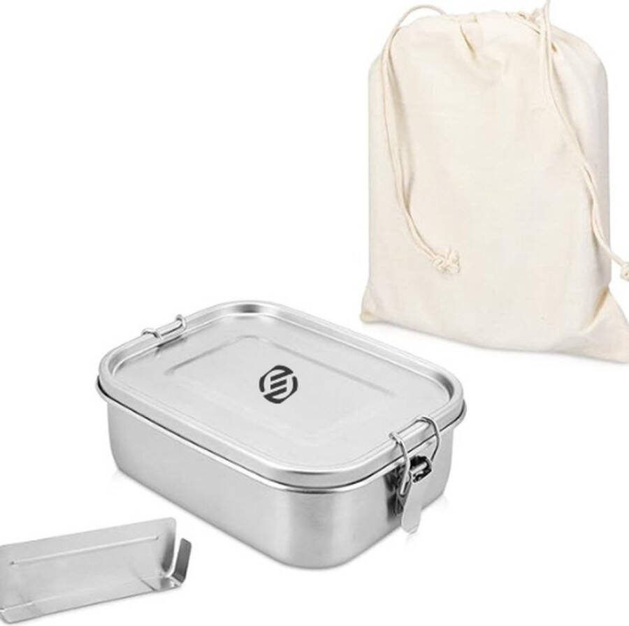Equivera Lunchbox Lunch Trommel Broodtrommel Saladebox- Zakelijk Reizen School Back To School Voor Kinderen Voor Volwassenen