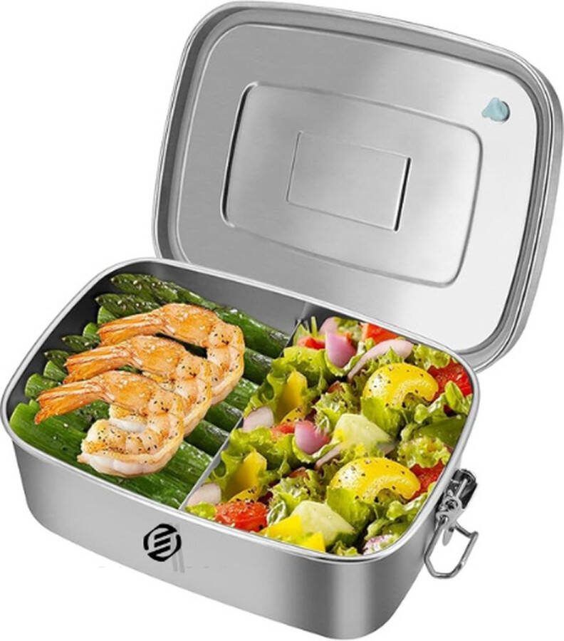 Equivera Lunchbox Lunch Trommel Broodtrommel Saladebox- Zakelijk Reizen School Back To School Voor Kinderen Voor Volwassenen