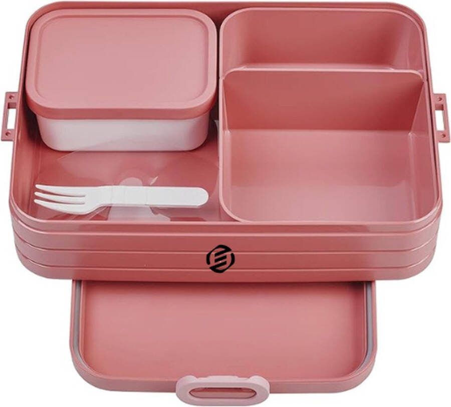 Equivera Lunchbox Lunch Trommel Broodtrommel Saladebox- Zakelijk Reizen School Back To School Voor Kinderen Voor Volwassenen