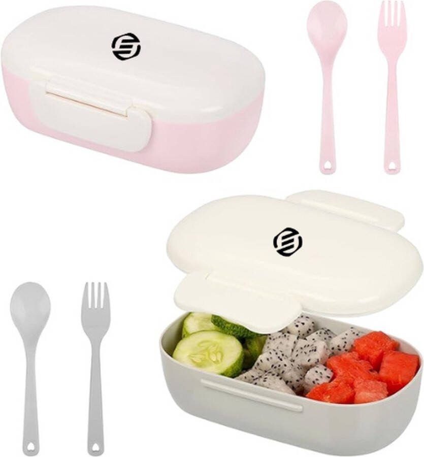 Equivera Lunchbox Lunch Trommel Broodtrommel Saladebox- Zakelijk Reizen School Back To School Voor Kinderen Voor Volwassenen