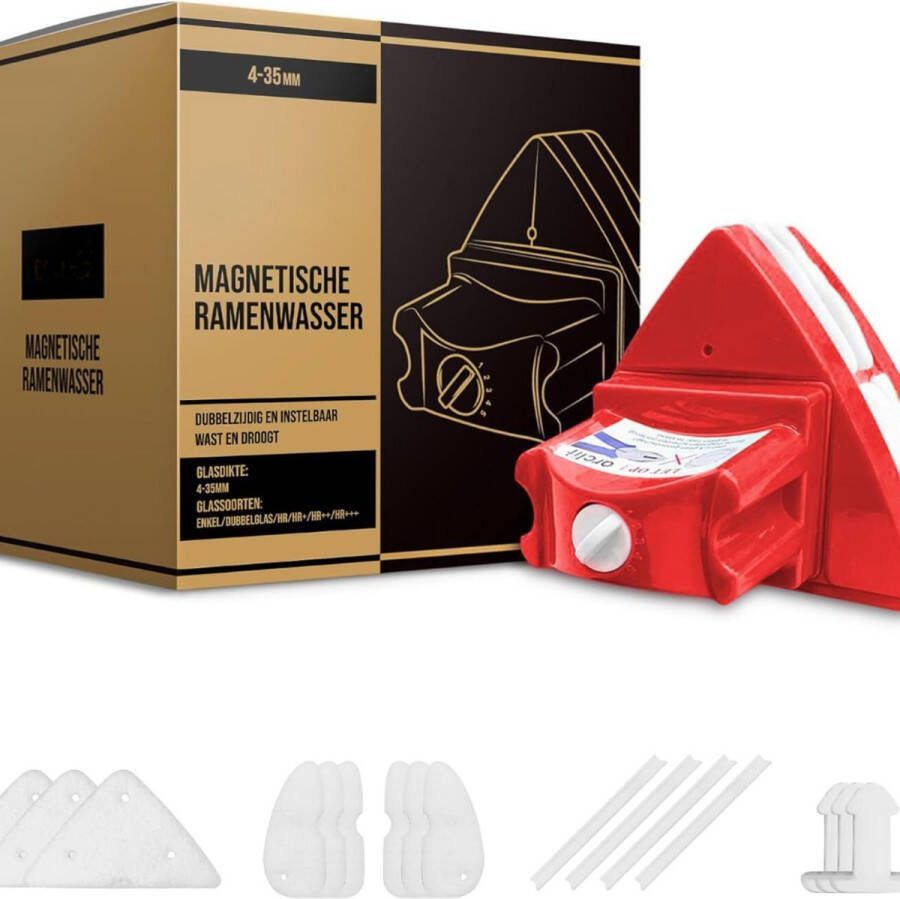 Equivera Magnetische Ramenwasser Magnetische Raamwisser Ruitenreiniger Ramenwasser Magnetisch