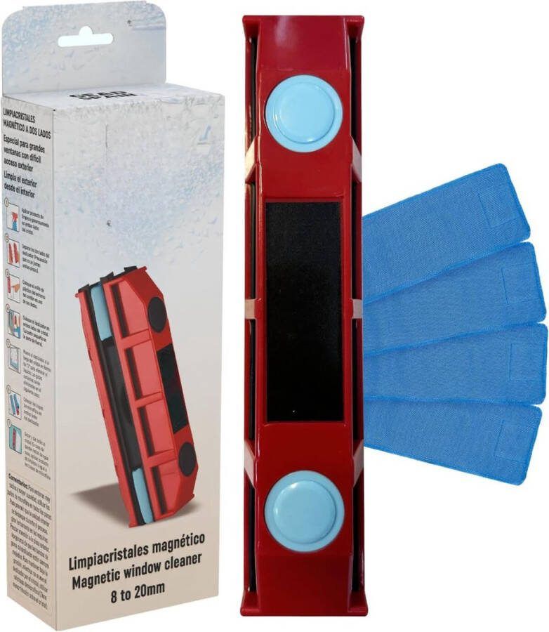 Equivera Magnetische Ramenwasser Magnetische Raamwisser Ruitenreiniger Ramenwasser Magnetisch