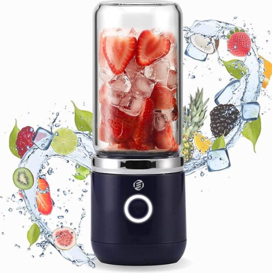 Equivera Mini Blender-To-Go Smoothies Draadloos Draagbaar USB-oplaadbaar