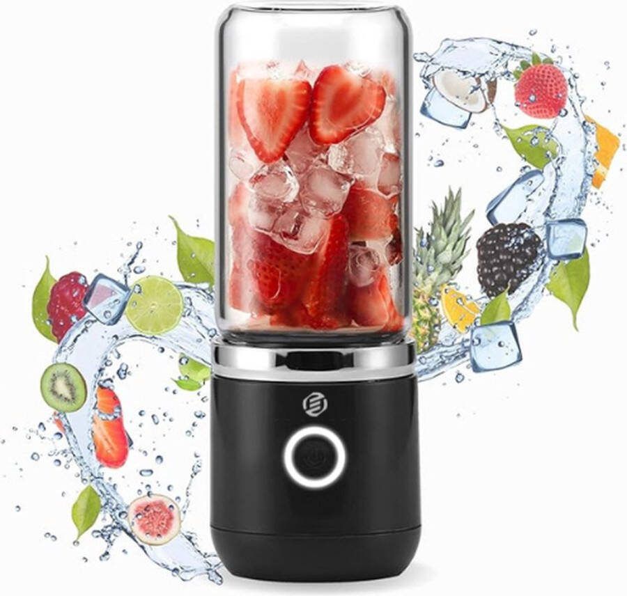 Equivera Mini Blender-To-Go Smoothies Draadloos Draagbaar USB-oplaadbaar