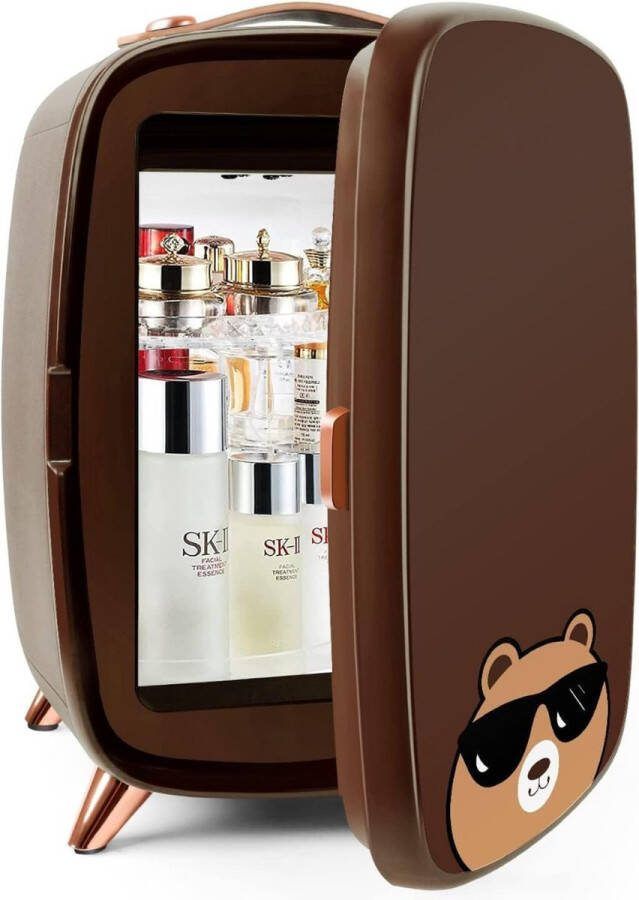 Equivera Mini Fridge Mini Fridge for Drinks Mini Fridge Eten En Drinken Mini Koelkast Mini Koelkasten Minikoelkast Koelkastje