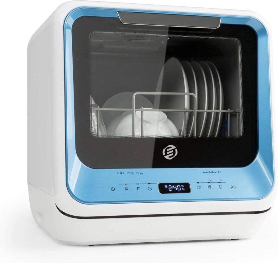 Equivera Mini Vaatwasser Campingvaatwasser Vrijstaande Vaatwasser Afwasmachine Premium