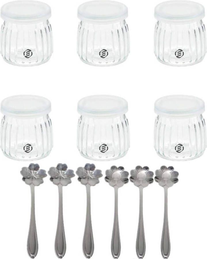 Equivera Overnight Oats Potjes Muesli Beker Mason Jar Havermout Set Must have voor jouw ontbijt