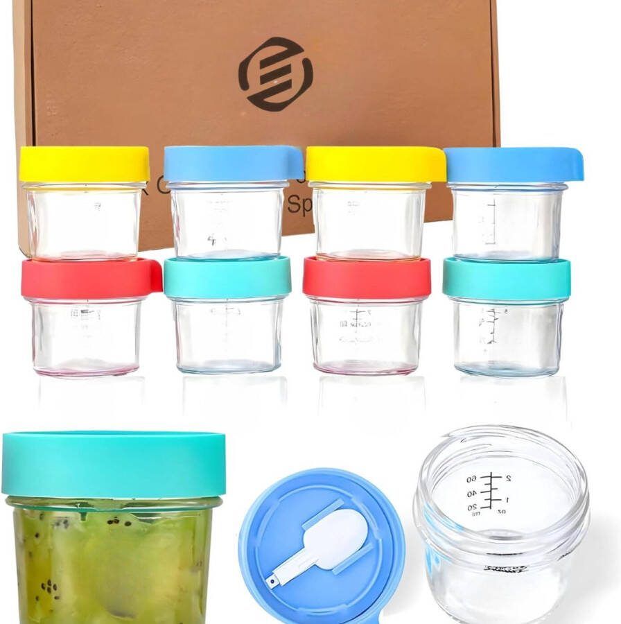 Equivera Overnight Oats Potjes Muesli Beker Mason Jar Havermout Set Must have voor jouw ontbijt