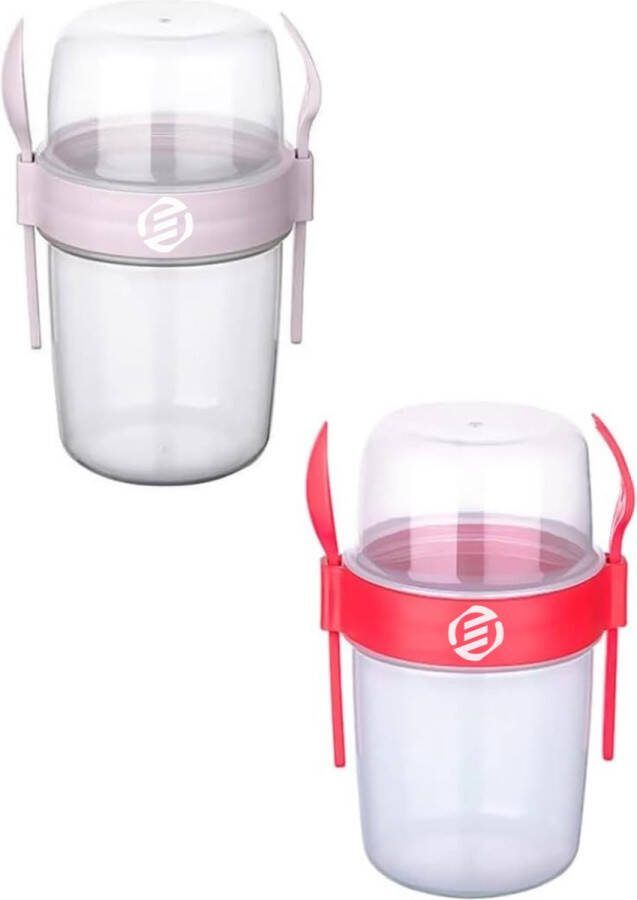 Equivera Overnight Oats Potjes Muesli Beker Mason Jar Havermout Set Must have voor jouw ontbijt