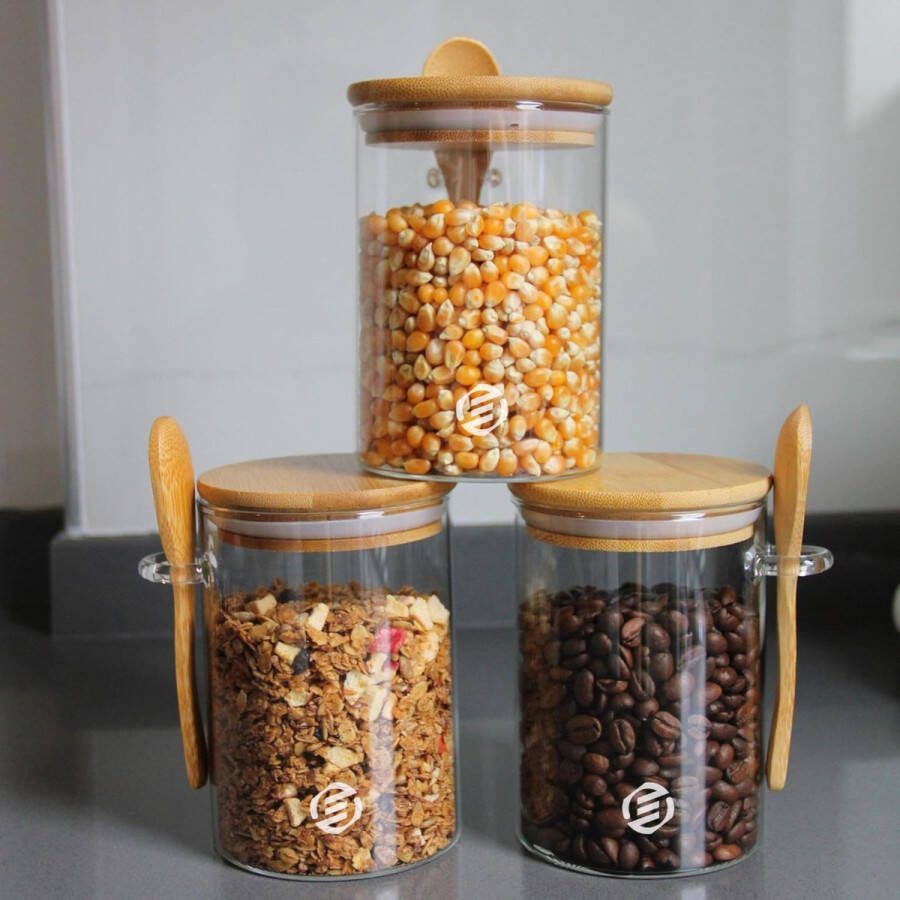 Equivera Overnight Oats Potjes Muesli Beker Mason Jar Havermout Set Must have voor jouw ontbijt