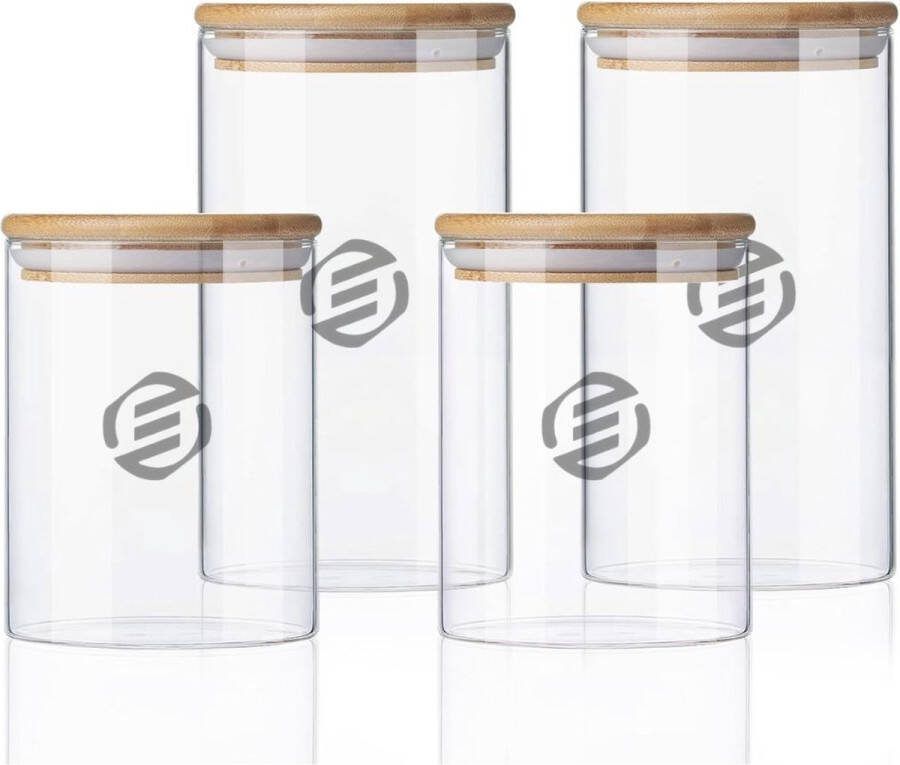Equivera Overnight Oats Potjes Muesli Beker Mason Jar Havermout Set Must have voor jouw ontbijt