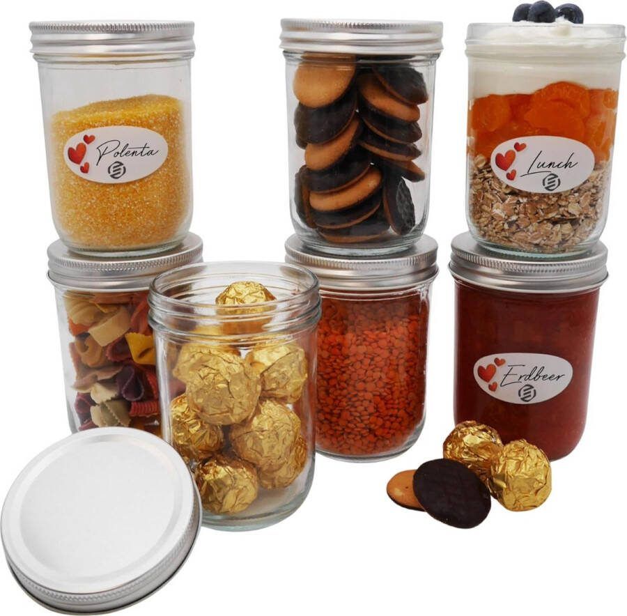 Equivera Overnight Oats Potjes Muesli Beker Mason Jar Havermout Set Must have voor jouw ontbijt