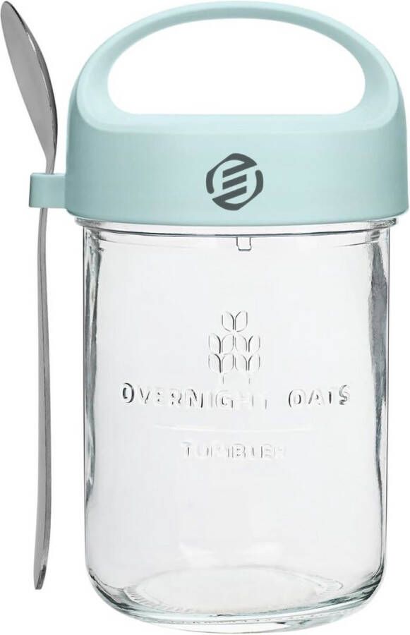 Equivera Overnight Oats Potjes Muesli Beker Mason Jar Havermout Set Must have voor jouw ontbijt