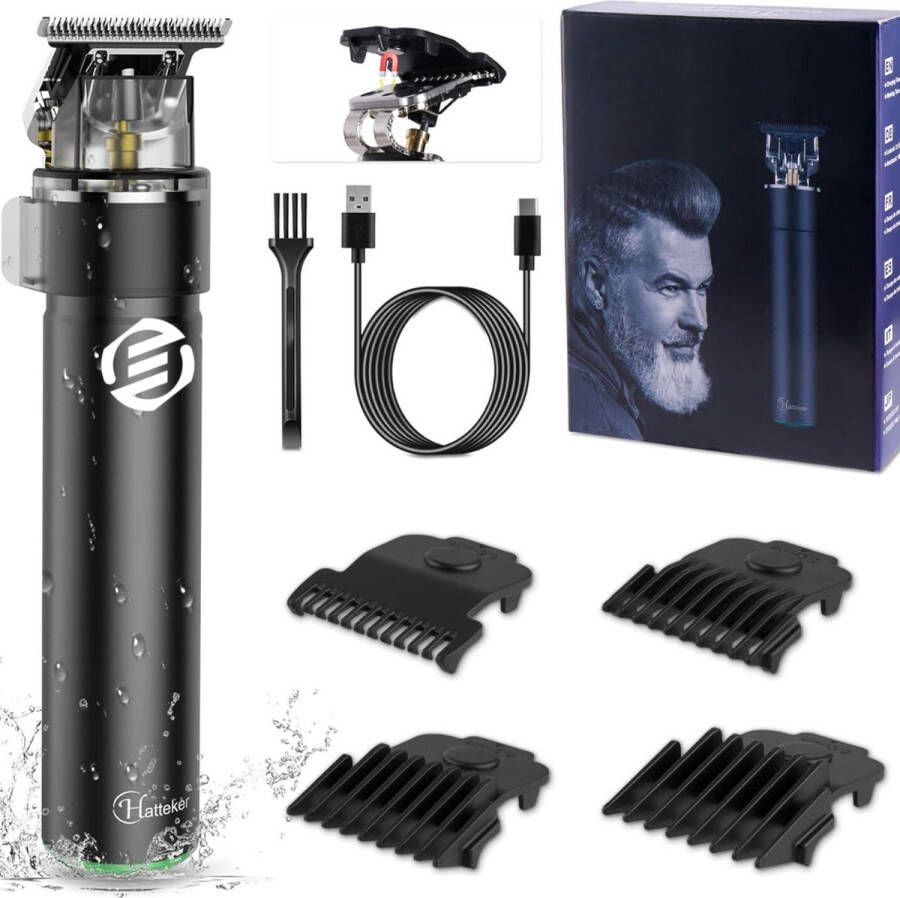 Equivera Professionele Tondeuse Draadloos Trimmer Voor Mannen Haartrimmer Baardtrimmer Opzetstukken