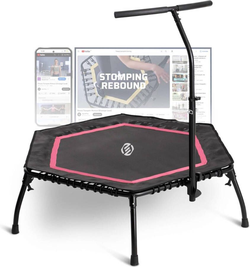 Equivera Rebounder Trampoline Rebouncer Mini Trampoline Rebounder Training Fitness Trampoline Indoor