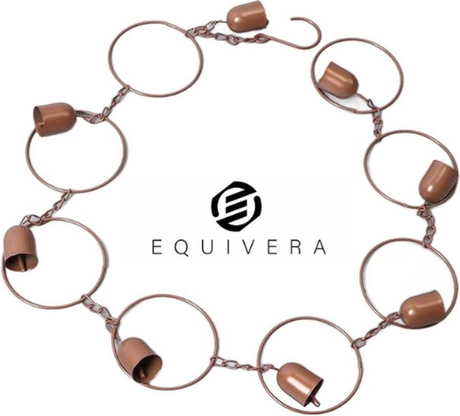 Equivera Regenketting voor Buiten Watervaleffect RVS Ketting Regenvanger Balkondecoratie
