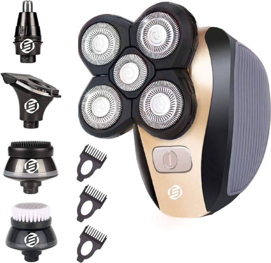 Equivera Skull Shaver Scheerapparaat heren Hoofd Kaal Scheren Multifunctioneel Scheerapparaat