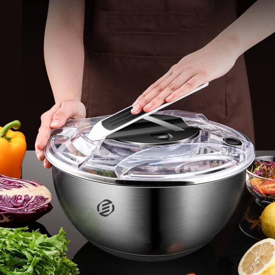 Equivera Slazwierder- Salad spinner Slacentrifuge Saladspinner Sla Centrifuge Saladecentrifuge Sladroger Must Have Voor In De Keuken