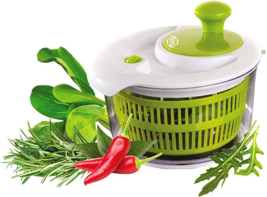 Equivera Slazwierder- Salad spinner Slacentrifuge Saladspinner Sla Centrifuge Saladecentrifuge Sladroger Must Have Voor In De Keuken