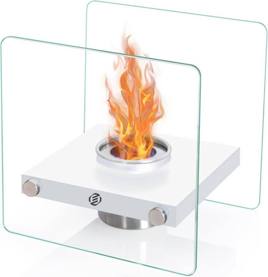 Equivera Tafelhaard Bio Ethanol Tafelhaard Eeuwige Tafelhaard Terrashaard Sfeerhaard voor Binnen en Buiten Premium