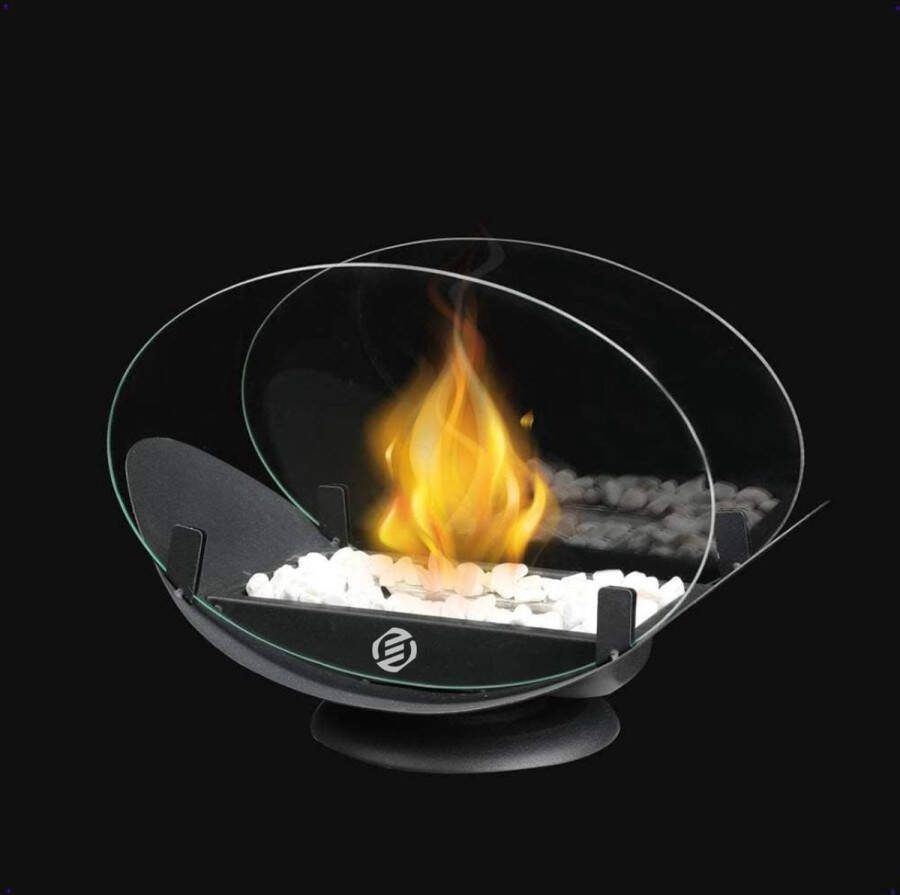 Equivera Tafelhaard Bio Ethanol Tafelhaard Eeuwige Tafelhaard Terrashaard Sfeerhaard voor Binnen en Buiten Premium