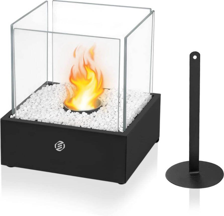 Equivera Tafelhaard Bio Ethanol Tafelhaard Eeuwige Tafelhaard Terrashaard Sfeerhaard voor Binnen en Buiten Premium