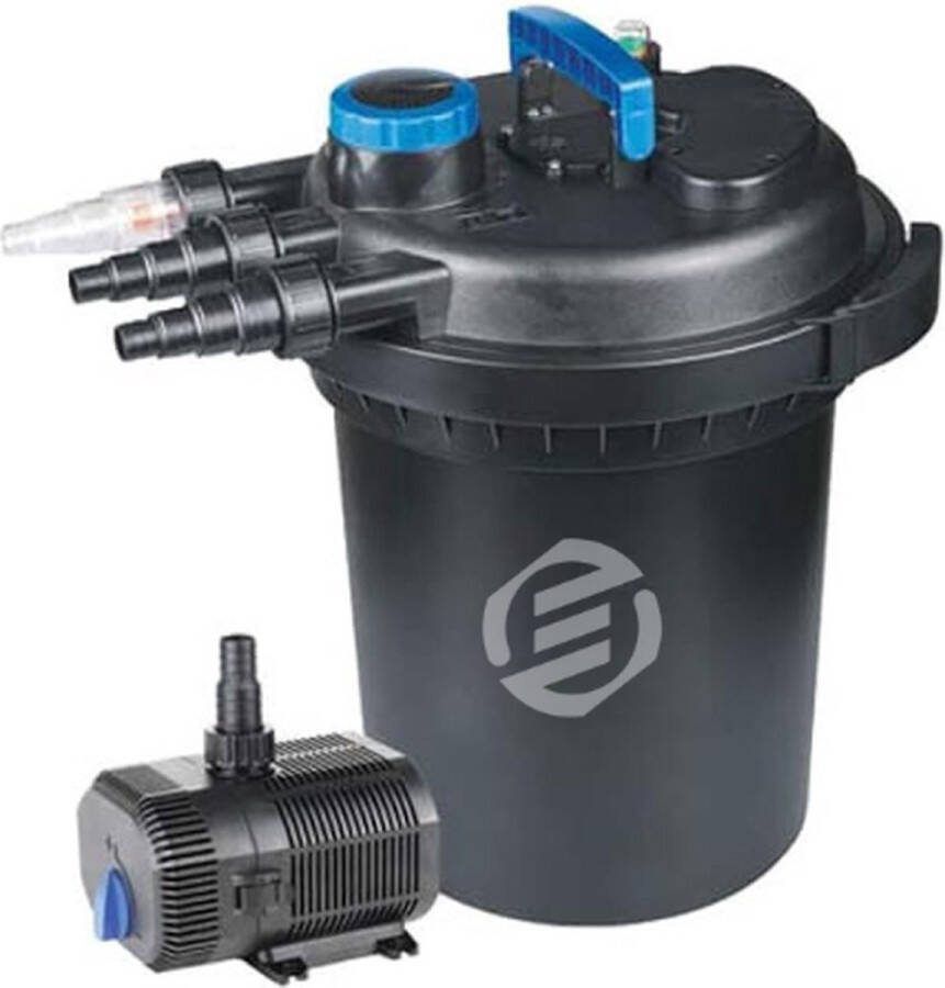 Equivera Vijverfilter Fontijnfilter Vijver Algenbestrijding UV Lamp Premium