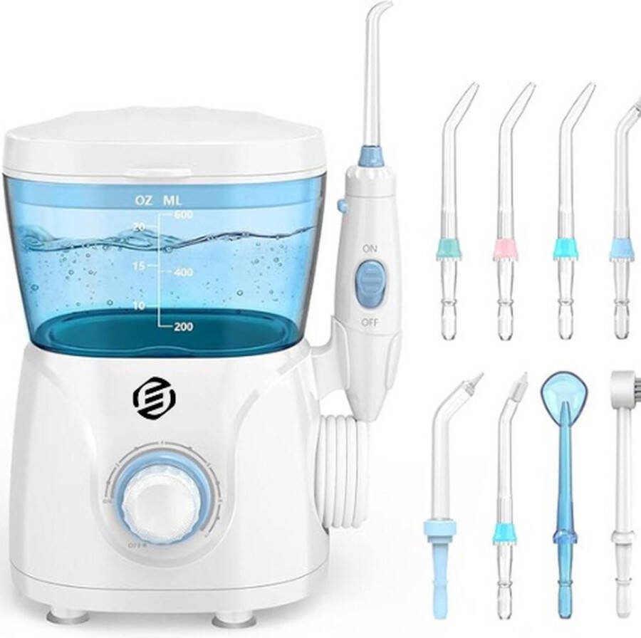 Equivera Waterflosser Monddouche Waterflosser Draadloos Flosapparaat Verwijderd Tandplak Eenvoudig
