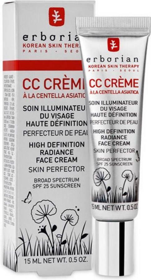 Erborian Cc Krém High Definition Radiance Face Cream Rozjasňující 15 Ml