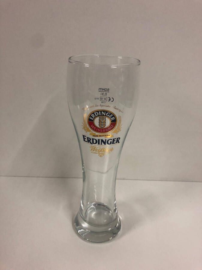 Erdinger 3x 33cl Weissbier Hefe Weiss Bierglas Bokaal (kleine variant van de 50cl bokaal!) bier glas glazen bierglazen