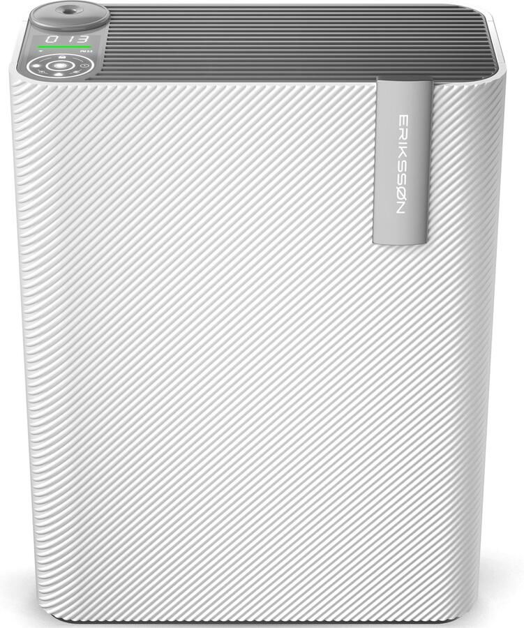 Erikssøn 2-in-1 Luchtreiniger Air Pure Pro met Luchtbevochtiger Wit 330 m3 u Helpt Tegen Stof En Hooikoorts En Allergie Met Hepa Filter Air Purifier
