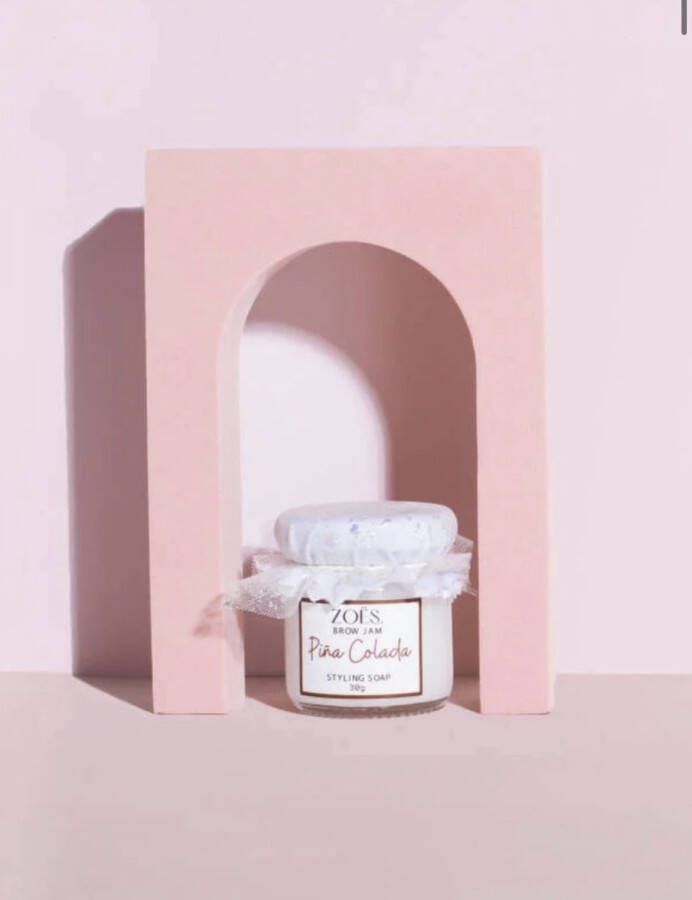 Zoës Zoes Cosmetics Browjam Browsoap Wenkbrauwgel Pina Colada
