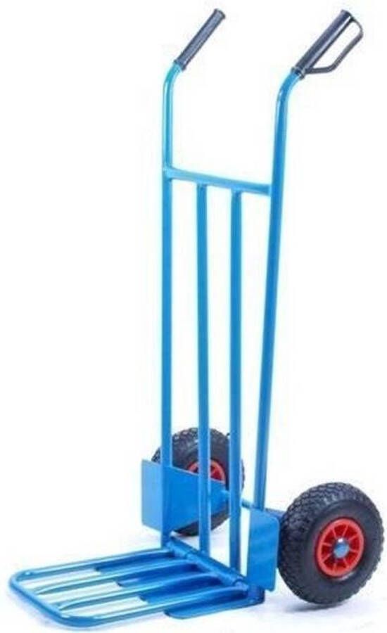 ES Steekwagen Blauw Met Klep Maximaal 200 Kg