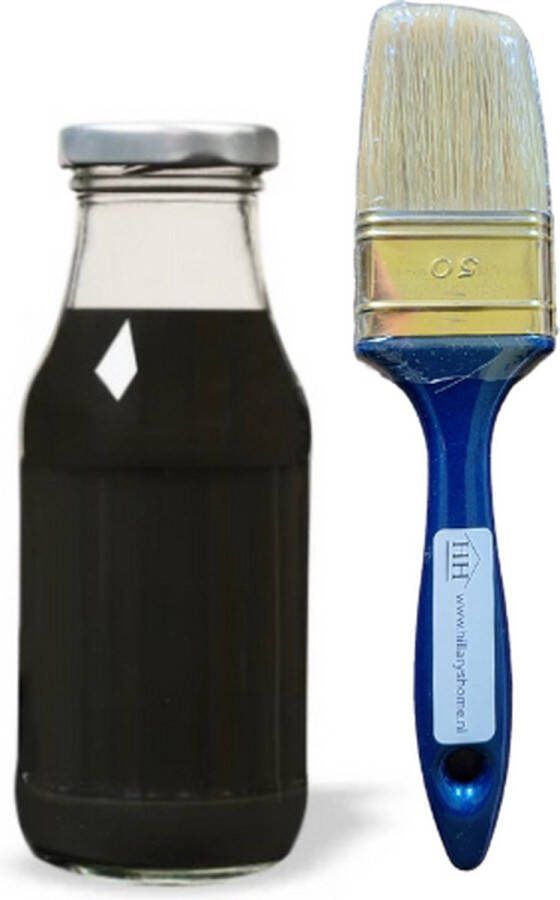 Esatto wasvernis walnoot kwast 250ml vernis hout bewerking verf voor binnen op waterbasis