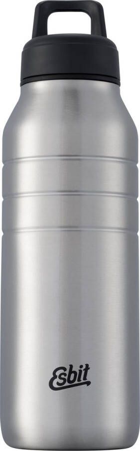 Esbit Majoris Waterfles 680ml Zilver RVS Drinkfles Lusdop