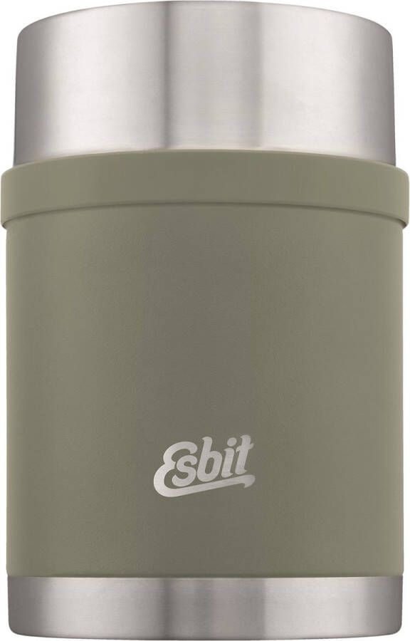 Esbit Sculptor Thermos Voedselcontainer 750 ml RVS Steen Grijs