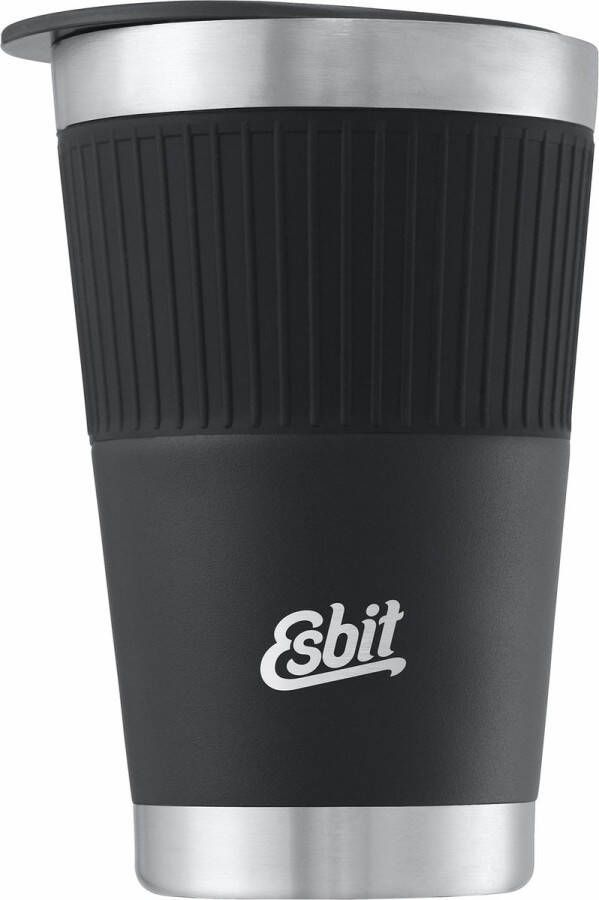 Esbit Sculptor Thermosbeker 550ml Mat Zwart Drinkdeksel RVS