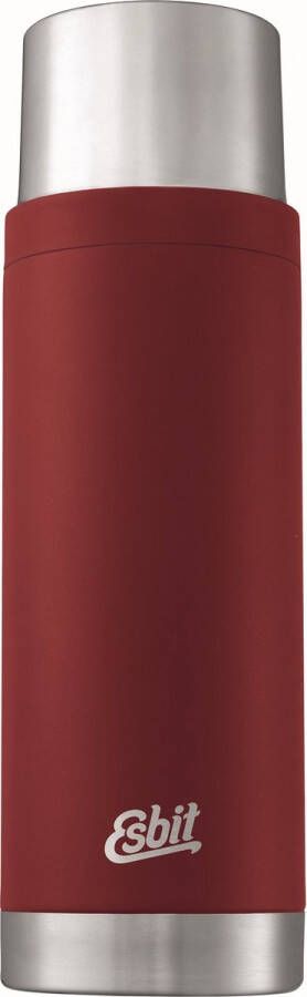 Esbit Sculptor Thermosfles 1L Bordeaux Rood RVS 2 Bekers