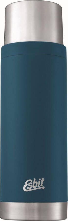 Esbit Sculptor Thermosfles 1L Polar Blauw RVS 2 Bekers