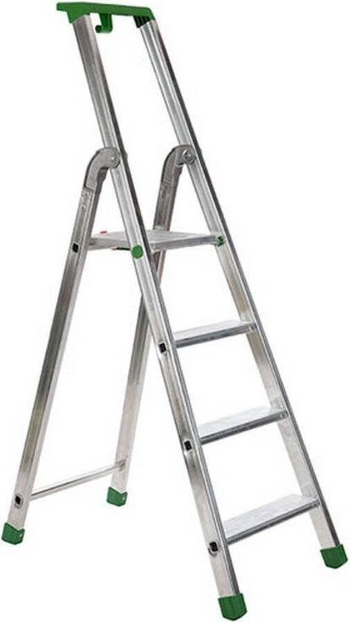 Escalo – Industriële trapladder – Quadra – Aluminium – 4 treden – 148 cm