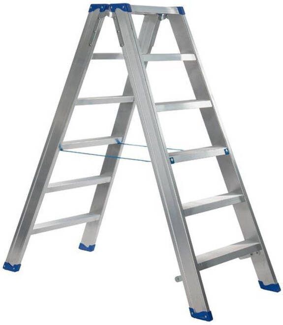 Escalo – Industriële trapladder – Sparta Duo – Aluminium – 2x6 treden – 129 cm