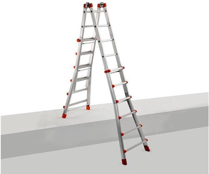 Escalo Professionele telescopische ladder Goliath max. 5 86 m- model LTD4X6