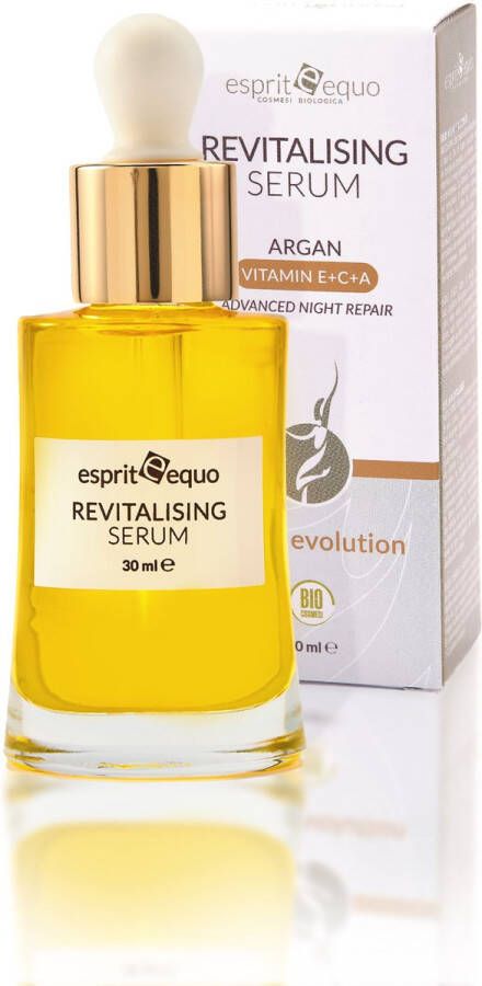 Esprit Equo Revitalising Serum Argan geavanceerde herstellende Arganolie gezichtsserum voor 's nachts verrijkt met vitamine A C en E