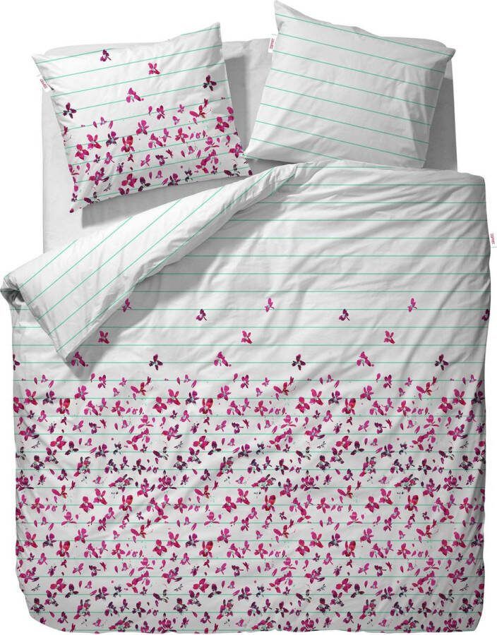 Esprit dekbedovertrek Klementine Roze 1-Persoons 140x200 220 cm