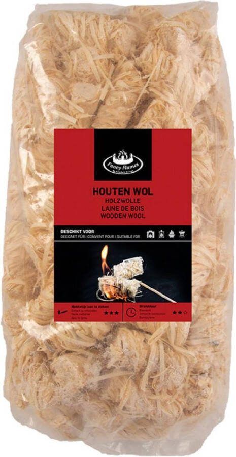 Esschert Design Aanmaakwokkels 1kg Hout Vuurkorf 14 5 x 27 8 cm