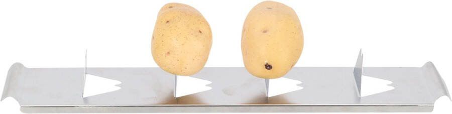 Esschert Design barbecue grill aardappelrek voor 4 aardappelen