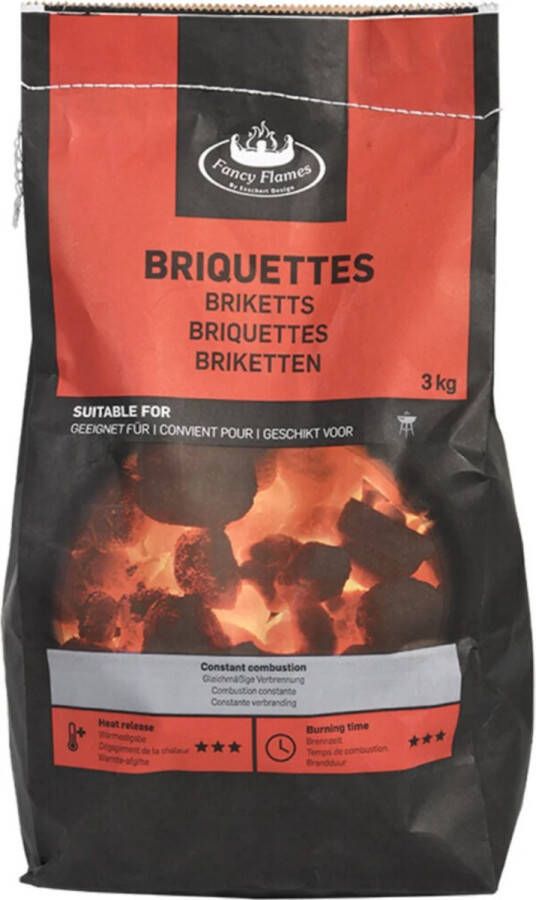 Shoppartners Houtskool Briketten 3 Kilo Briketten