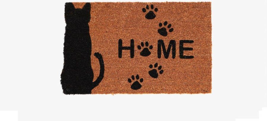 Esschert Design Deurmat Kokosmat Kat Home